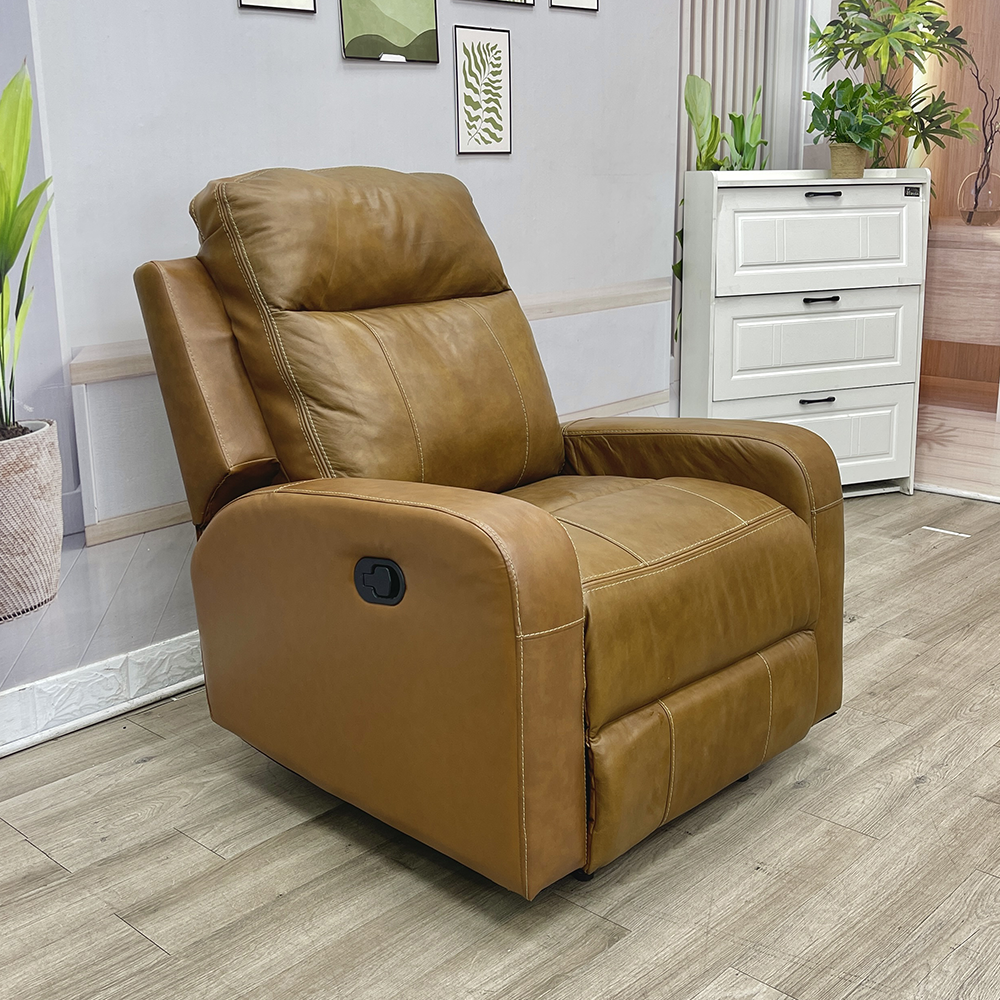 SOFA THƯ GIÃN BỌC DA BÒ&nbsp; TG02