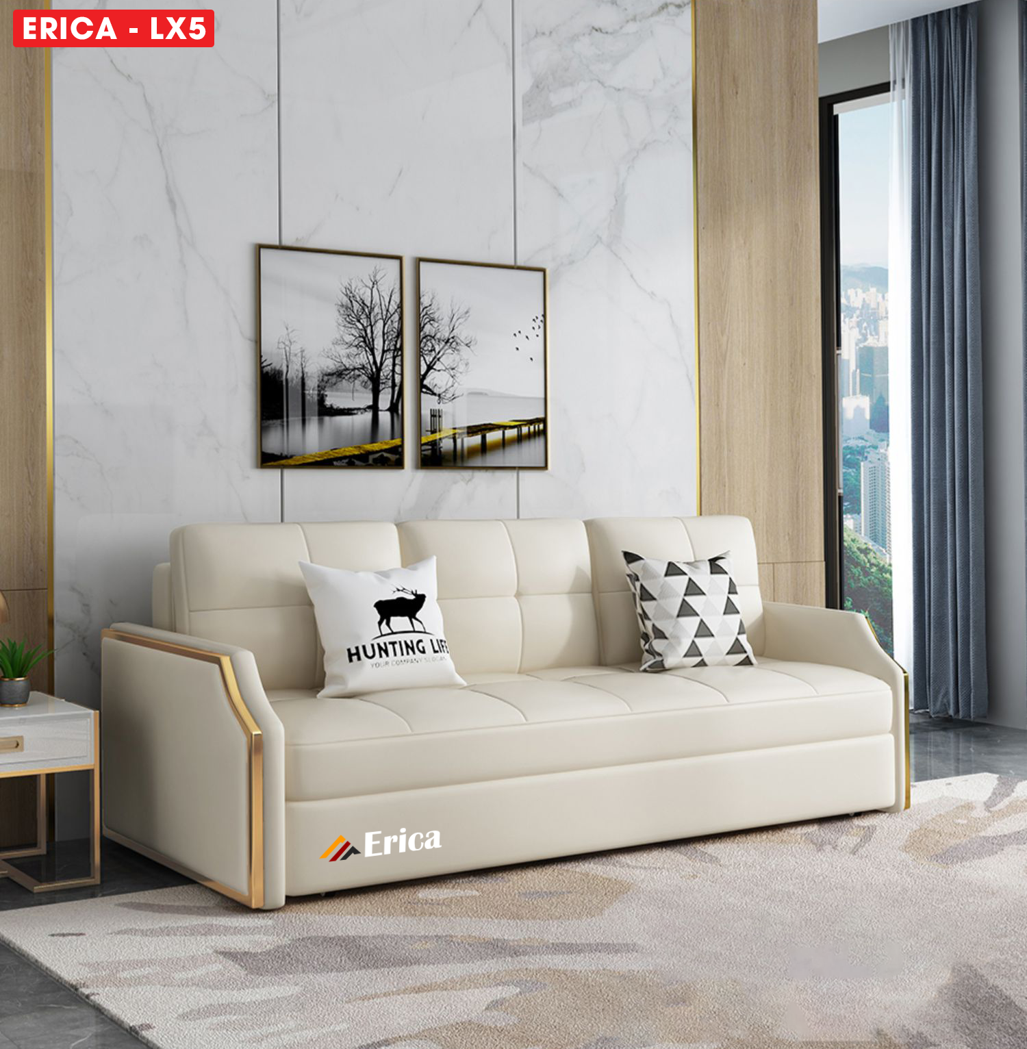GIƯỜNG SOFA THÔNG MINH CAO CẤP ERICA - LX5