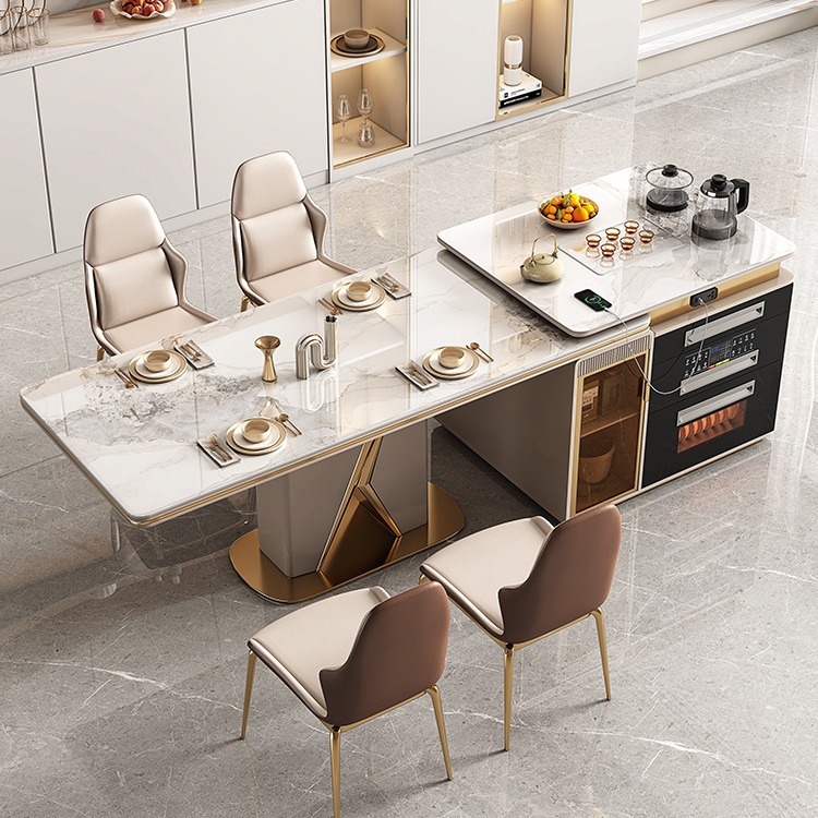 BỘ BÀN ĂN KẾT HỢP BÀN ĐẢO ERICA – DP16