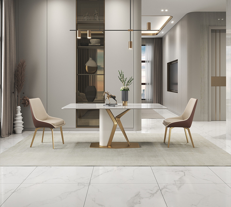 BỘ BÀN ĂN MẶT ĐÁ CAO CẤP ERICA – DP27