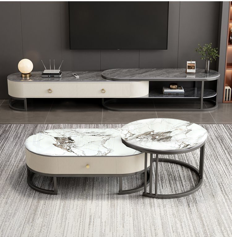 BÀN TRÀ ĐÔI MẶT ĐÁ ERICA – BD01