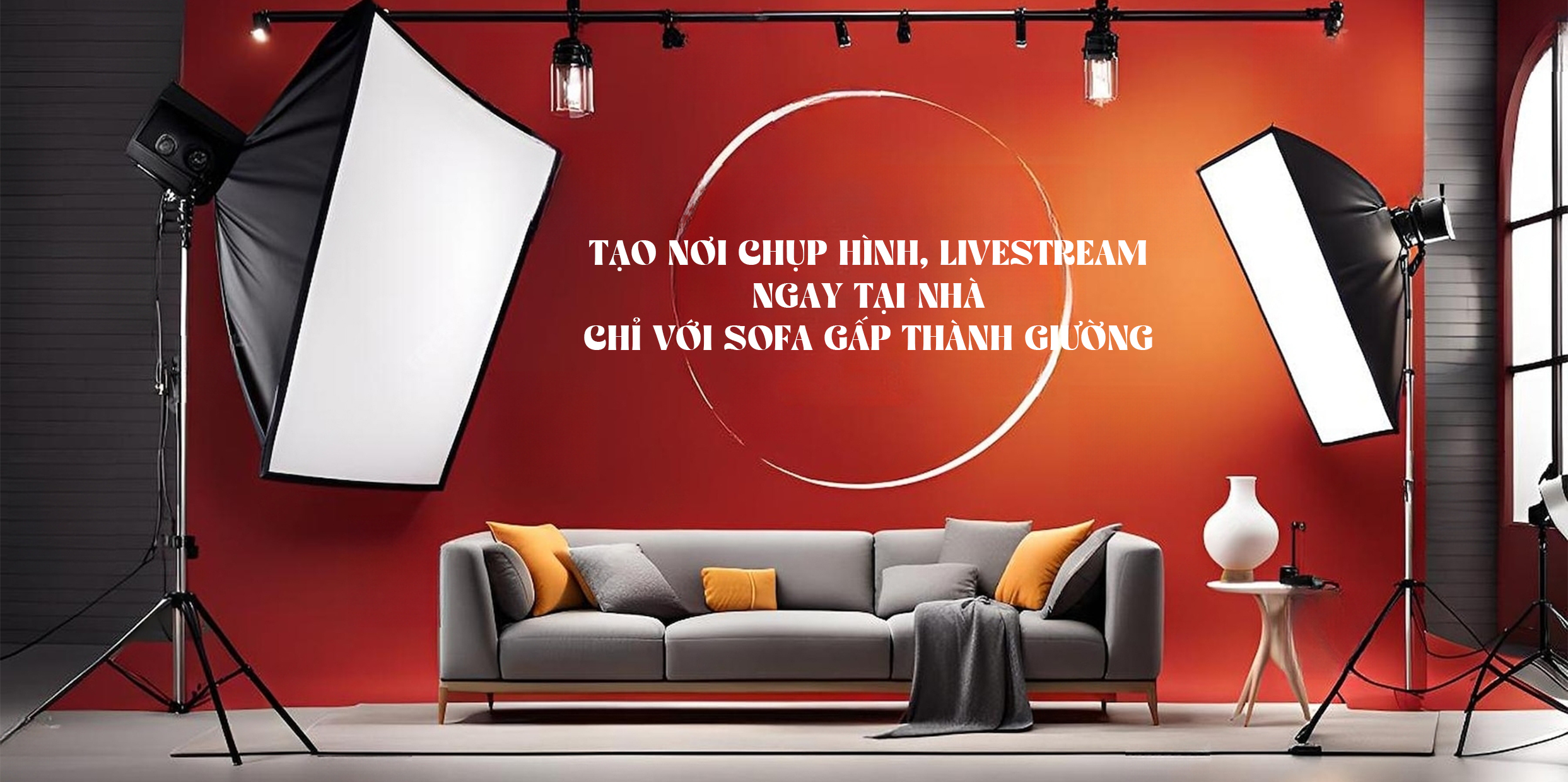 📱📸 TẠO NƠI CHỤP HÌNH, LIVESTREAM NGAY TẠI NHÀ CHỈ VỚI SOFA GẤP THÀNH GIƯỜNG??? TIN ĐƯỢC KHÔNG😲