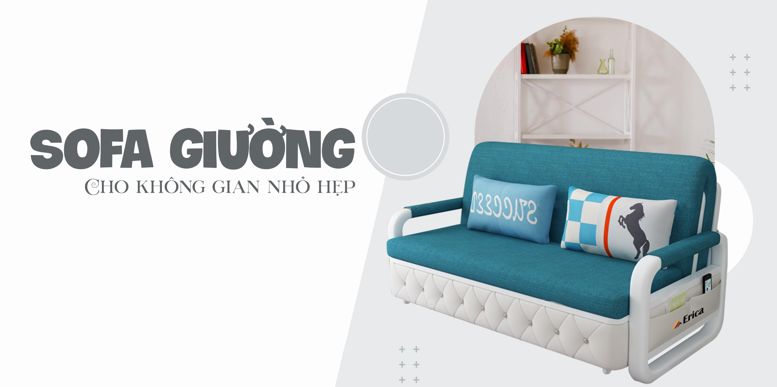 CÁCH CHỌN SOFA GIƯỜNG CHO KHÔNG GIAN NHỎ HẸP, THIẾU ÁNH SÁNG